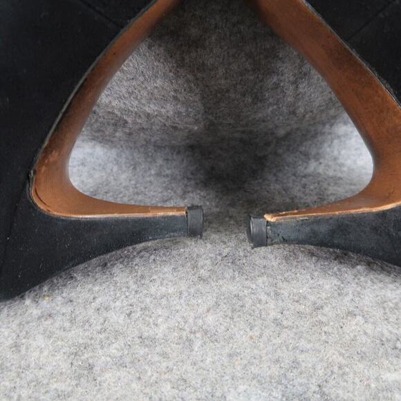 Pappagallo Shoes Womens 6.5 Pump Heel Fashion Leather Formal Classic Black Retro - Picture 13 of 16